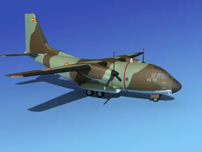 Alenia C-27-A Spartan Spain 3D model