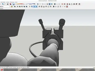 Gravity Particle Launcher  Blame Tsutomu Nihei Low-poly 3D model