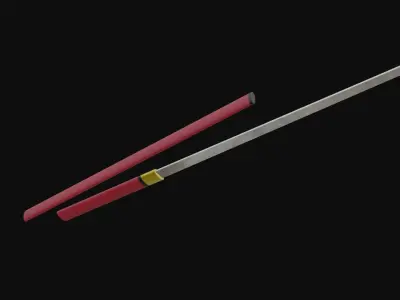 Katana Sword Free 3D model