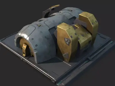 Future Sci-Fi Matter Generator 3D model