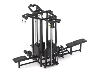 Technogym Cable Stations 4 Evolution 3D model