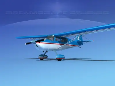 Bellanca Citabria 7KC V08 3D model