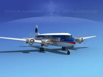 Douglas DC-6 Douglas 3D model