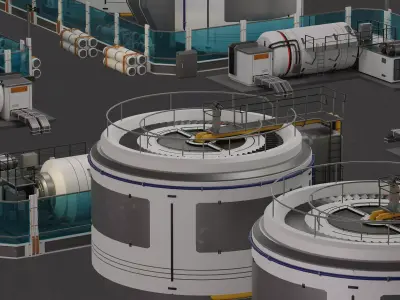 Industrial Kitbash-V7 3D model