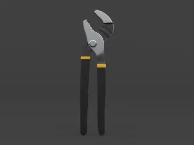 Pliers Set pair of 3D model