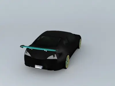 RHD Hyundai Genesis Coupe - Vocaloid Itasha Tuner Free 3D model