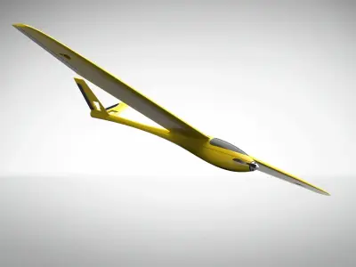 GLIDER RC PLANE 3D print model