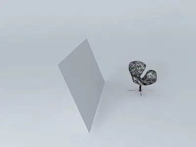 Bene Furniture Swan Chair Free 3D model