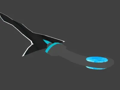 Keris-3 Low-poly 3D model