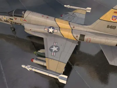 Northrop F-5E Tiger II  3D model