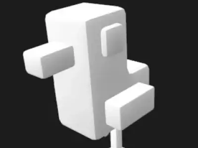 Block Animals Free 3D model