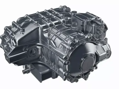 Electric Vehicle Motor 2 3D model