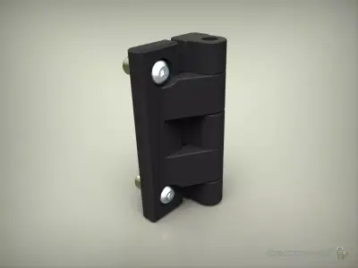 Plastic Hinge 1 Free 3D model