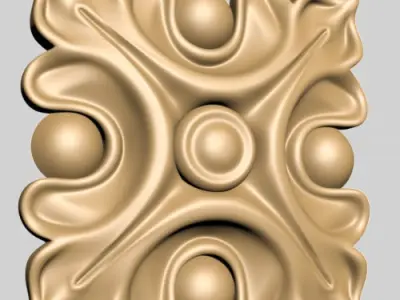 Carved Decor 3D model