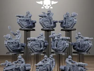 Grimguard War Treader 3D print model