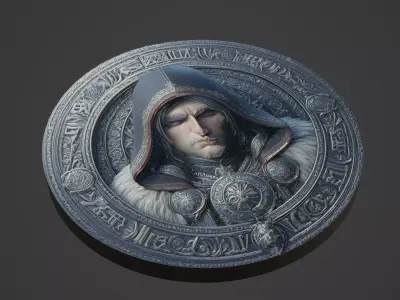 Attila Medallion 3D print model