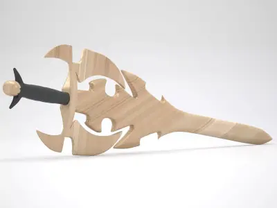 Wooden Sword of Darkness 3D model