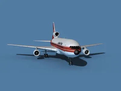 Lockheed L-1011-50 Lockheed 3D model