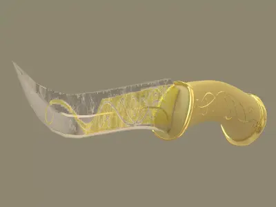 Legolas dagger 3D model