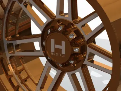 Rim for 3D printing - size 20x9 - HOSTILE - H124 3D model