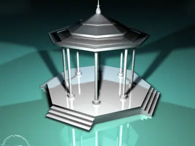 Gazebo Free 3D model