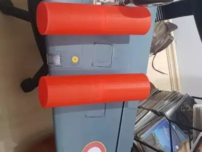 Rocket launcher Pod with Wing Pylon 3D print model