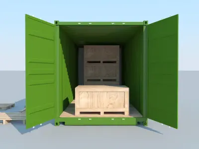 Container MAX 2011 3D model