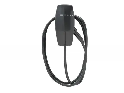 TESLA Wall Connector01 3D model