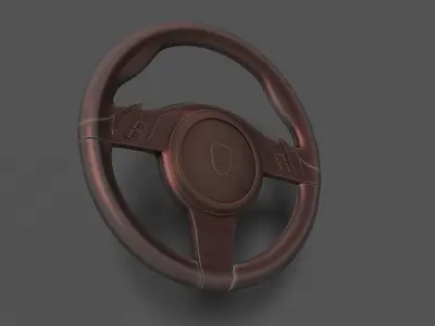 Steering wheel  Free 3D model