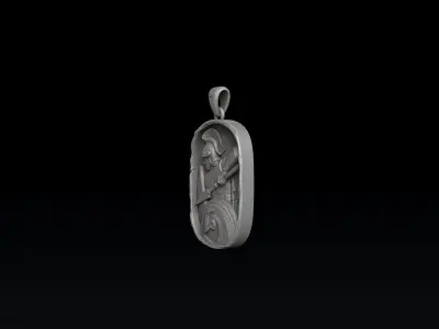 Roman Soldier Pendant 3D print model