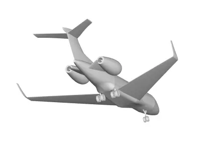 Gulfstream G650 3D model