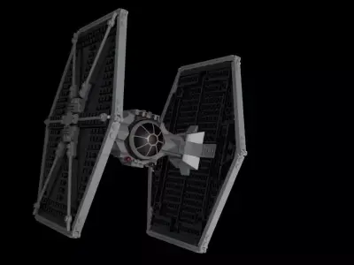 LEGO Starwars TIE fighter 3D model