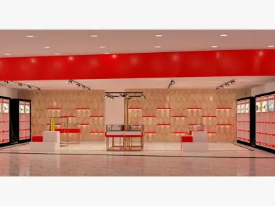 Fashion elements showroom 3D model