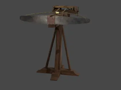 Old ballista Free 3D model