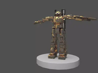 transformers characters 3d model Low-poly 3D model