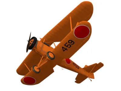 Kawanishi K5Y Willow 3D model