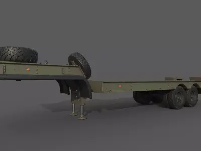 Tank Trailer 3D model