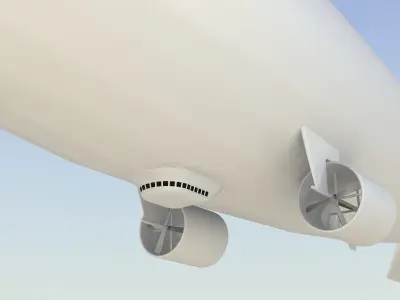 Airship Zeppelin 3D model