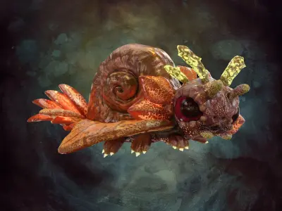 Fantasy Creature Critter Low-poly 3D model