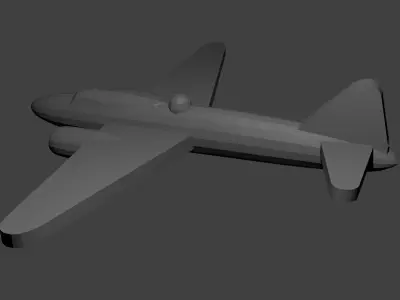 Japanese G4M Betty Bomber Free 3D print model