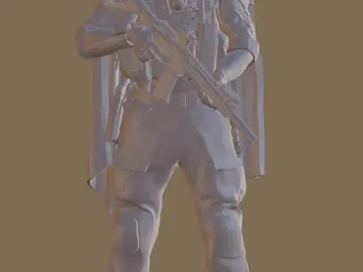 Simon Ghost Riley Statue Modern Warfare Call of duty warzone 3D model