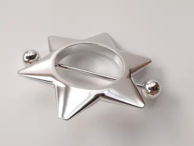 Sheriff Badge 3D model