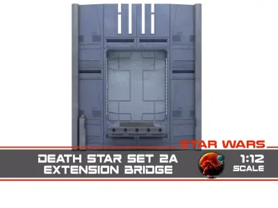Set 2a - Death Star Extention Bridge 1-12 Scale Blackseries 3D Model Pack purchase
