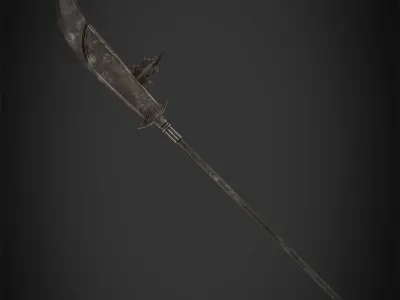 Dark Souls Black Knight Halberd for Cosplay 3D print model