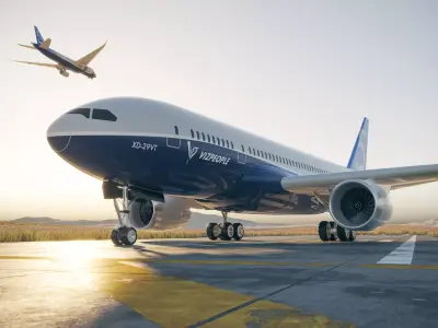 Aircraft unbranded 3D model