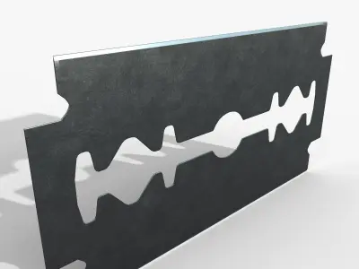 Simple blade Free low-poly 3D model