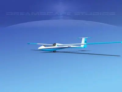 Centrair C-101 Pegase V02 Low-poly 3D model