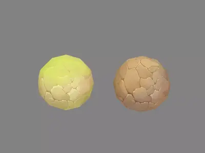 Game Trap - Cartoon Rolling Stones Low-poly 3D model