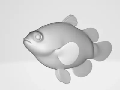 Clownfish 3D model
