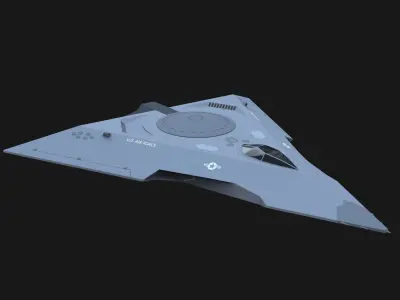 TR-3B Black Manta - OMSX 3D model